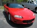 2002 Bright Rally Red Chevrolet Camaro Convertible  photo #3