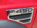 2008 Red Clearcoat Ford F450 Super Duty XL Regular Cab 4x4 Dump Truck  photo #5