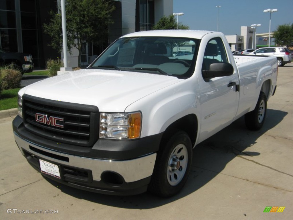 Summit White 2011 GMC Sierra 1500 Regular Cab Exterior Photo #51200885