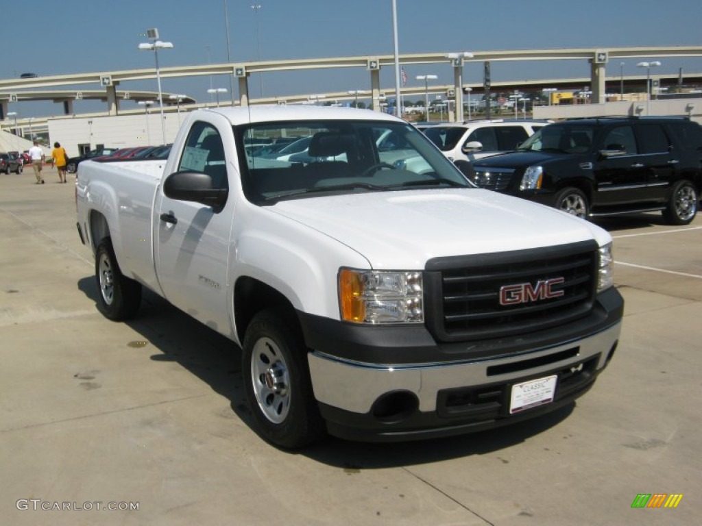 Summit White 2011 GMC Sierra 1500 Regular Cab Exterior Photo #51200966