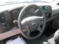 2011 GMC Sierra 1500 Dark Titanium Interior Steering Wheel Photo