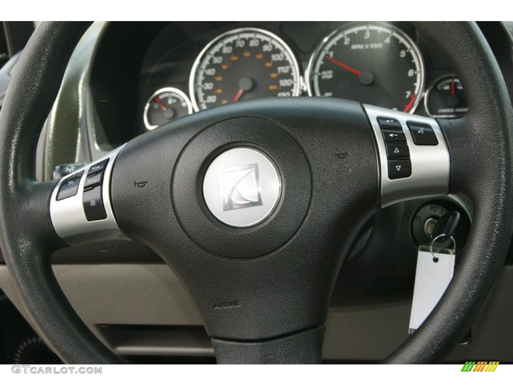 2007 Saturn VUE Green Line Hybrid Gray Steering Wheel Photo #51201452