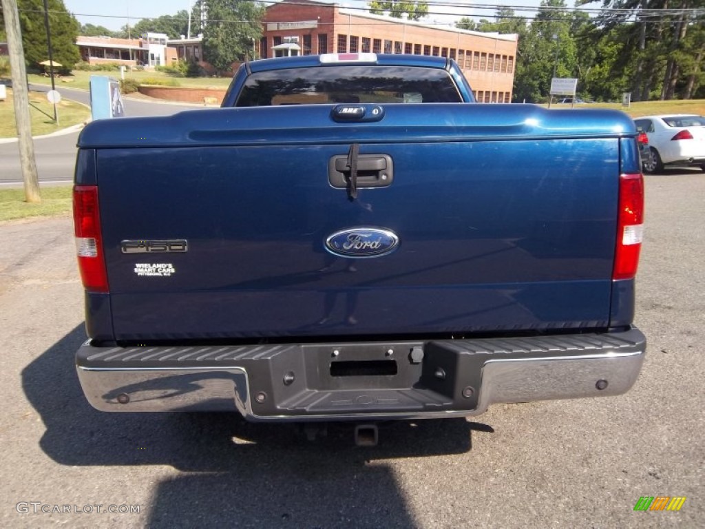 2007 F150 XLT SuperCab - Dark Blue Pearl Metallic / Medium Flint photo #5