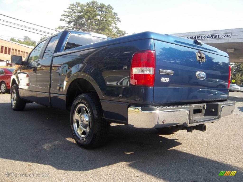 2007 F150 XLT SuperCab - Dark Blue Pearl Metallic / Medium Flint photo #6
