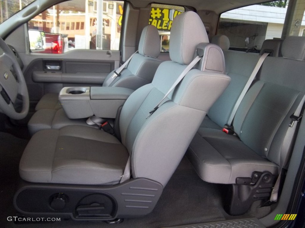 2007 F150 XLT SuperCab - Dark Blue Pearl Metallic / Medium Flint photo #17