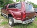 2006 Dark Toreador Red Metallic Ford F350 Super Duty XLT Crew Cab 4x4 Dually  photo #3