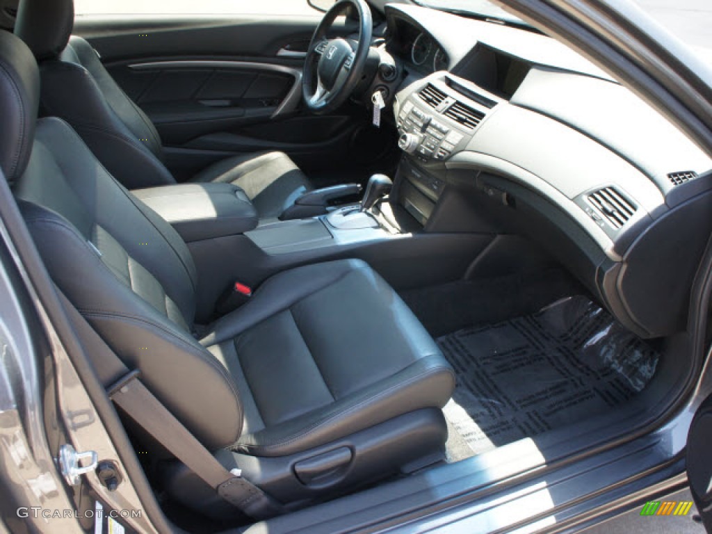 2008 Accord EX-L V6 Coupe - Polished Metal Metallic / Black photo #18