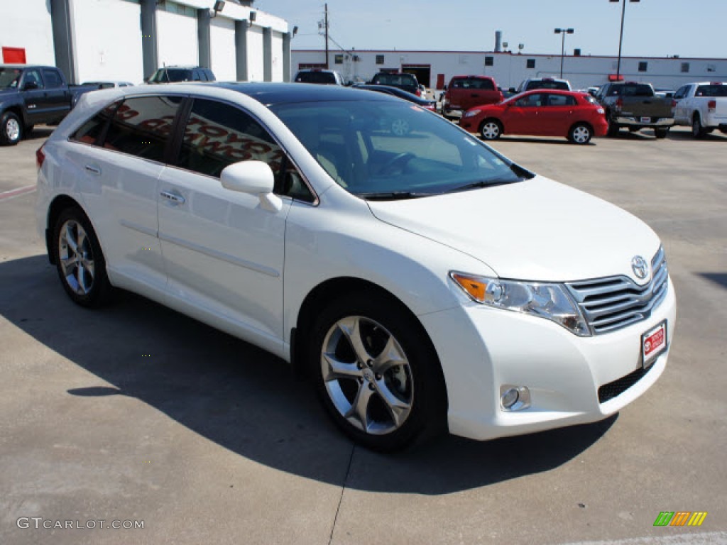 2009 Venza V6 - Blizzard Pearl / Ivory photo #6