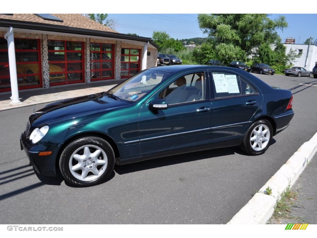 Everest Green Metallic 2003 Mercedes-Benz C 240 Sedan Exterior Photo #51203594