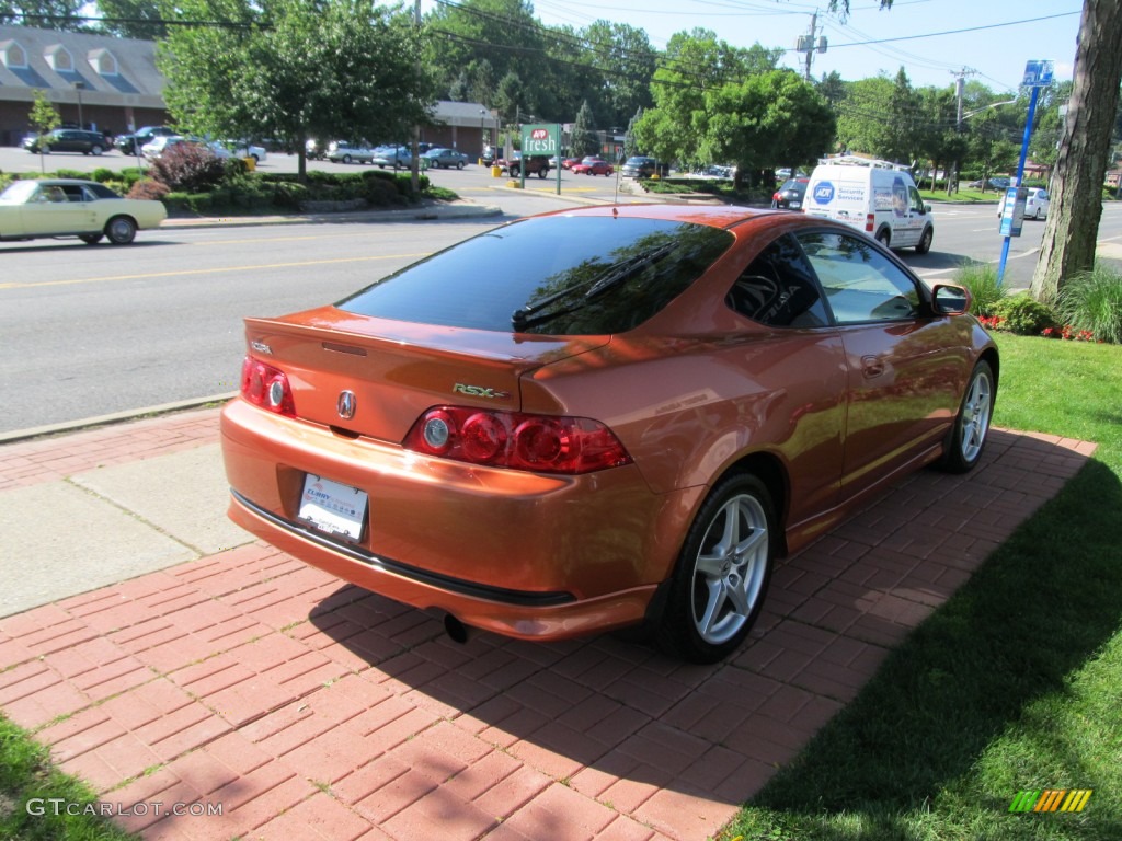 2006 RSX Type S Sports Coupe - Blaze Orange Metallic / Ebony photo #5