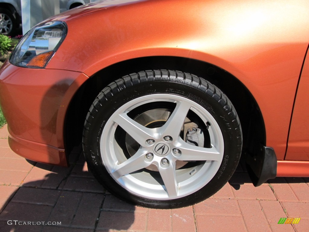 2006 RSX Type S Sports Coupe - Blaze Orange Metallic / Ebony photo #8