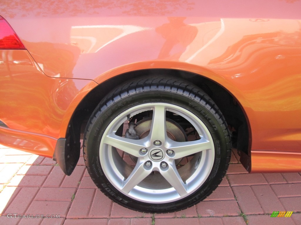 2006 RSX Type S Sports Coupe - Blaze Orange Metallic / Ebony photo #10