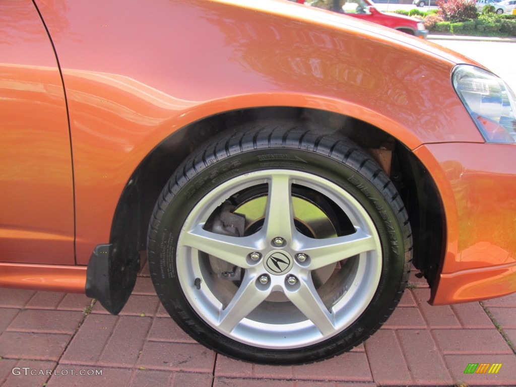 2006 RSX Type S Sports Coupe - Blaze Orange Metallic / Ebony photo #11