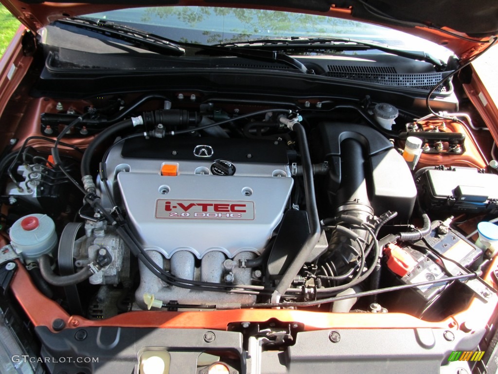 2006 RSX Type S Sports Coupe - Blaze Orange Metallic / Ebony photo #26