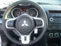 Black 2011 Mitsubishi Lancer Evolution GSR Steering Wheel