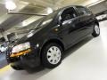 Black - Aveo LS Hatchback Photo No. 2