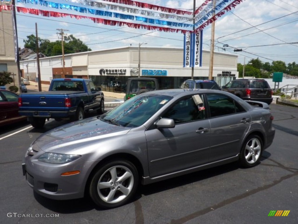 2008 MAZDA6 i Touring Sedan - Tungsten Gray Metallic / Gray photo #1