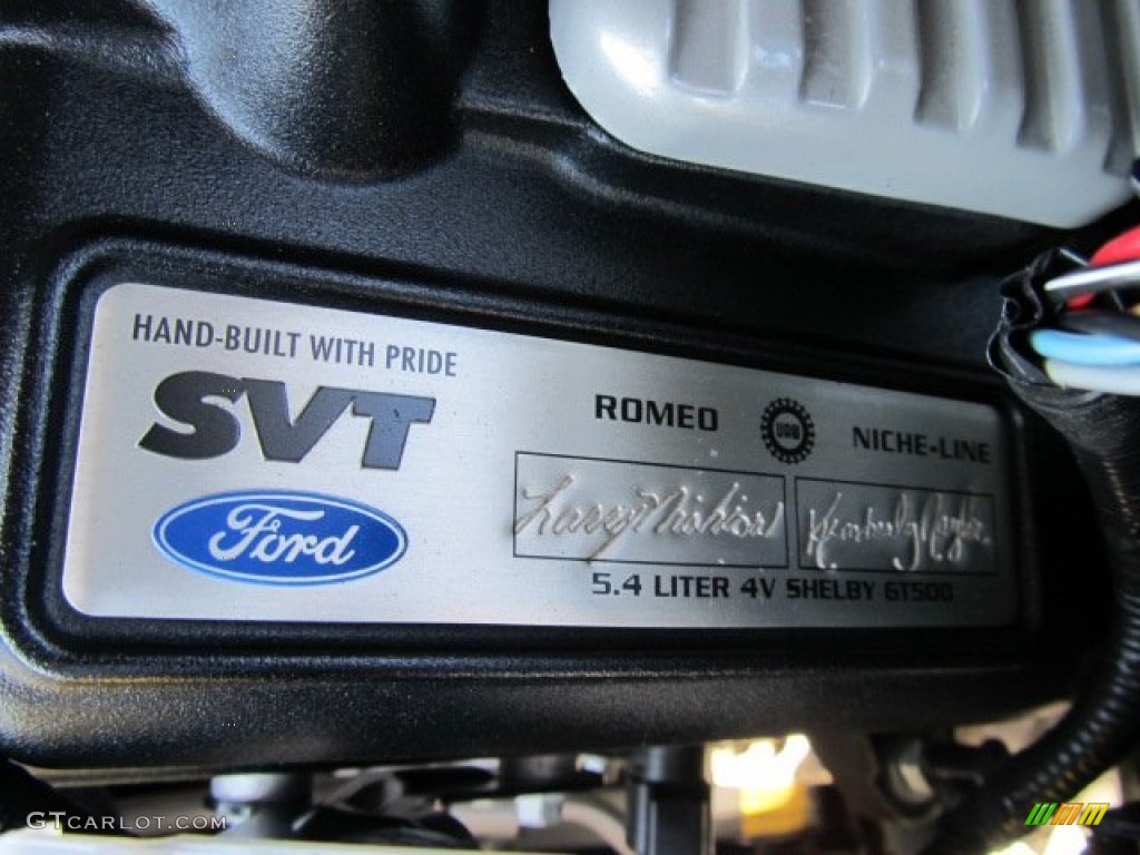 2008 Ford Mustang Shelby GT500 Coupe 5.4 Liter Supercharged DOHC 32-Valve V8 Engine Photo #51206843