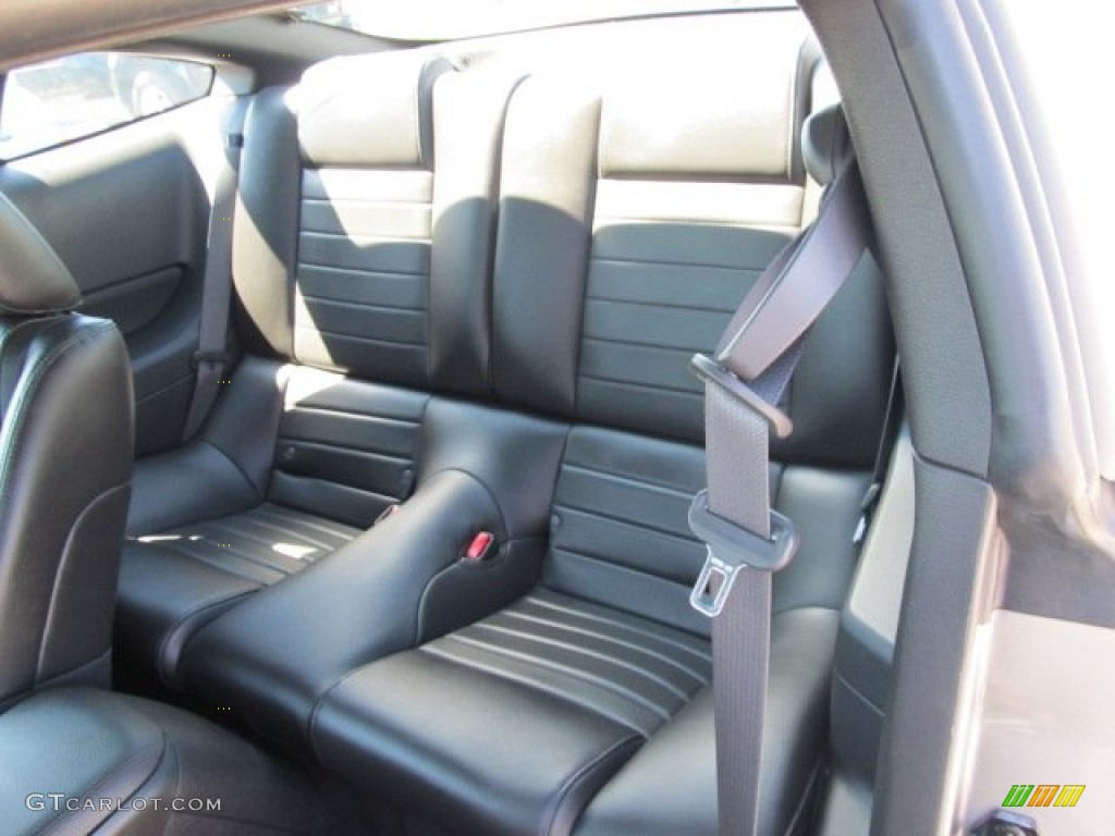 Black Interior 2008 Ford Mustang Shelby GT500 Coupe Photo #51206858