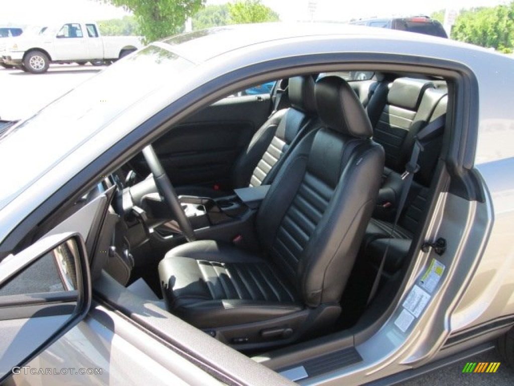 Black Interior 2008 Ford Mustang Shelby GT500 Coupe Photo #51206873