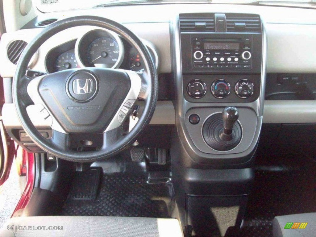 2007 Honda Element EX AWD Black/Titanium Dashboard Photo #51207164