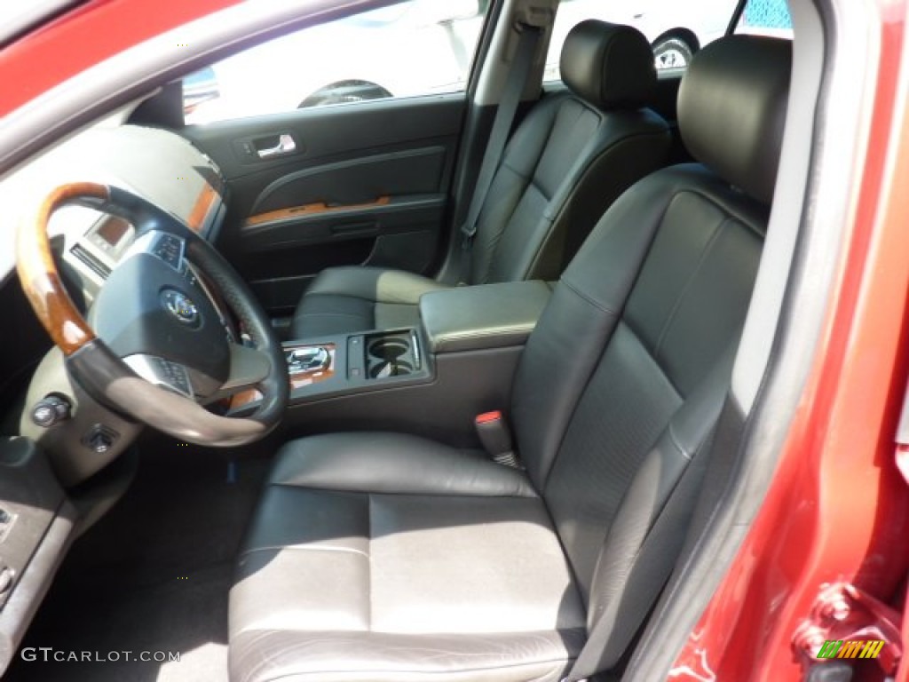 Ebony Interior 2008 Cadillac STS 4 V6 AWD Photo #51207356