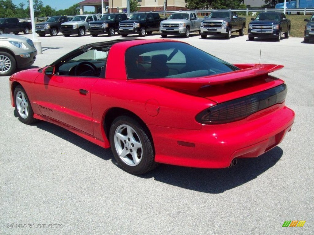 1997 Firebird Trans Am Coupe - Bright Red / Dark Pewter photo #2