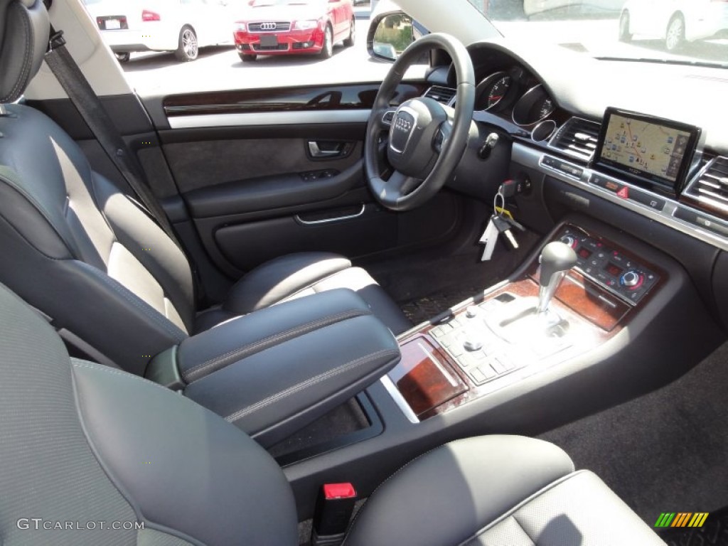 Black Interior 2010 Audi A8 L 4.2 quattro Photo #51208160