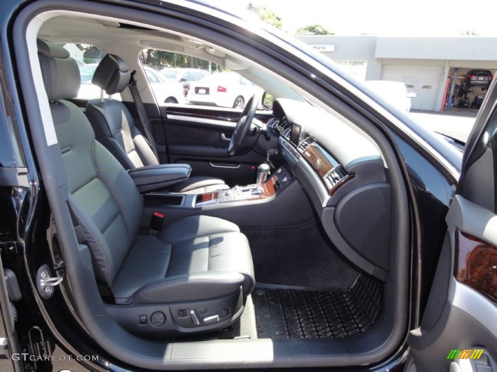 Black Interior 2010 Audi A8 L 4.2 quattro Photo #51208178