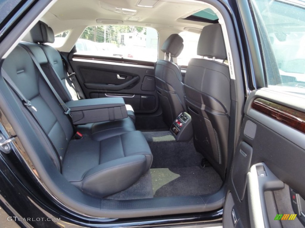 Black Interior 2010 Audi A8 L 4.2 quattro Photo #51208208