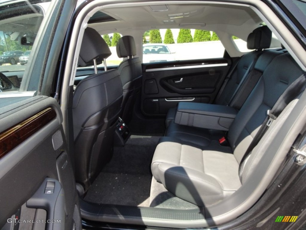 Black Interior 2010 Audi A8 L 4.2 quattro Photo #51208223