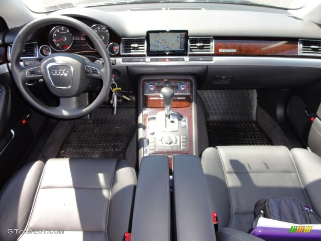 2010 Audi A8 L 4.2 quattro Black Dashboard Photo #51208265