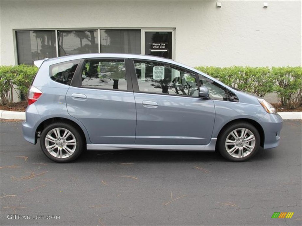 Celestial Blue Metallic 2011 Honda Fit Sport Navigation Exterior Photo #51209132