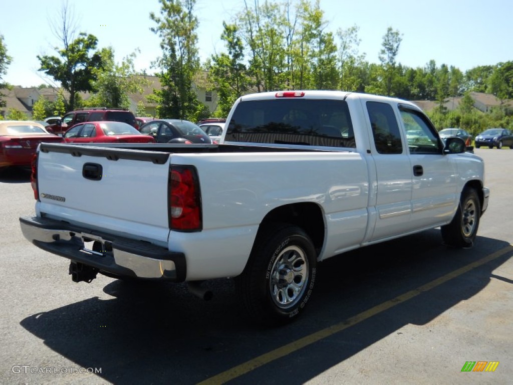 2006 Silverado 1500 LS Extended Cab - Summit White / Dark Charcoal photo #2