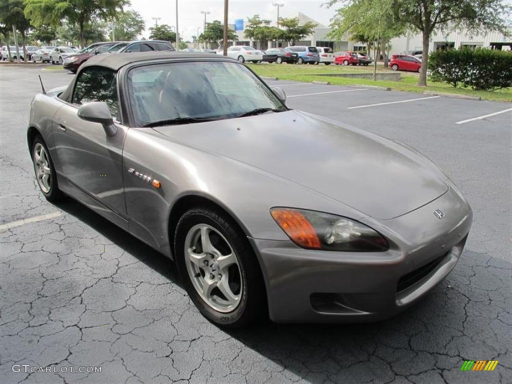 2000 S2000 Roadster - Silver Stone Metallic / Black/Red Leather photo #1