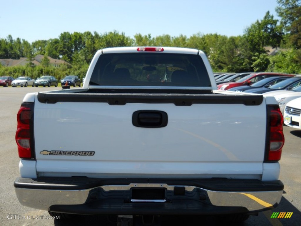 2006 Silverado 1500 LS Extended Cab - Summit White / Dark Charcoal photo #17