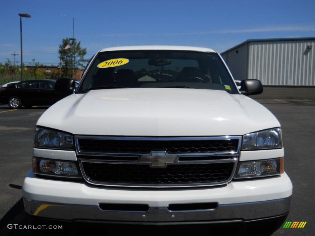 2006 Silverado 1500 LS Extended Cab - Summit White / Dark Charcoal photo #19