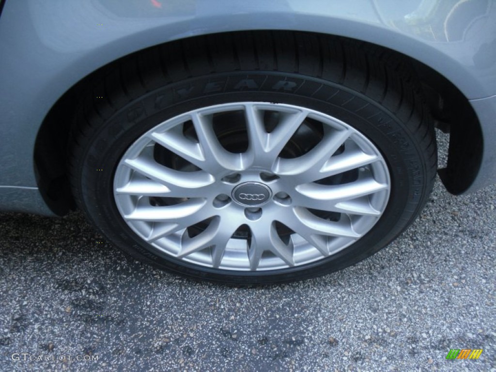 2008 A4 2.0T quattro S-Line Sedan - Quartz Grey Metallic / Light Gray photo #10