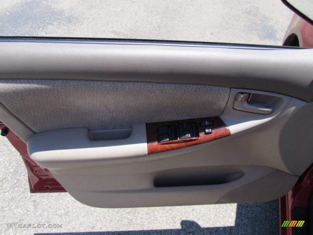 2004 Corolla LE - Impulse Red / Pebble Beige photo #6