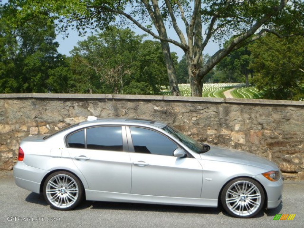Titanium Silver Metallic 2008 BMW 3 Series 328i Sedan Exterior Photo #51214076