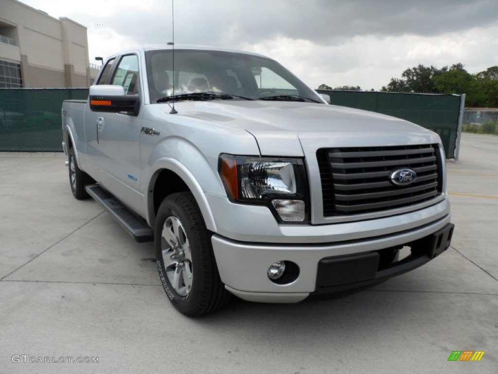 2011 F150 FX2 SuperCab - Ingot Silver Metallic / Black photo #1