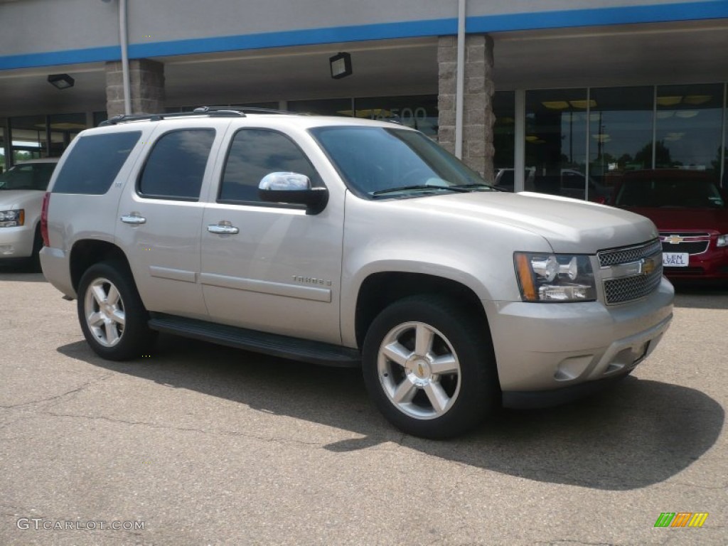 2008 Tahoe LTZ 4x4 - Silver Birch Metallic / Light Titanium/Dark Titanium photo #1