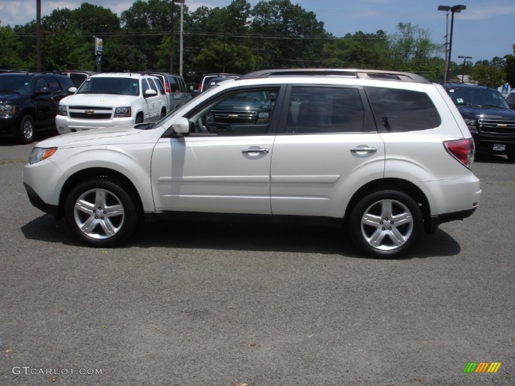 2009 Forester 2.5 X Premium - Satin White Pearl / Platinum photo #9