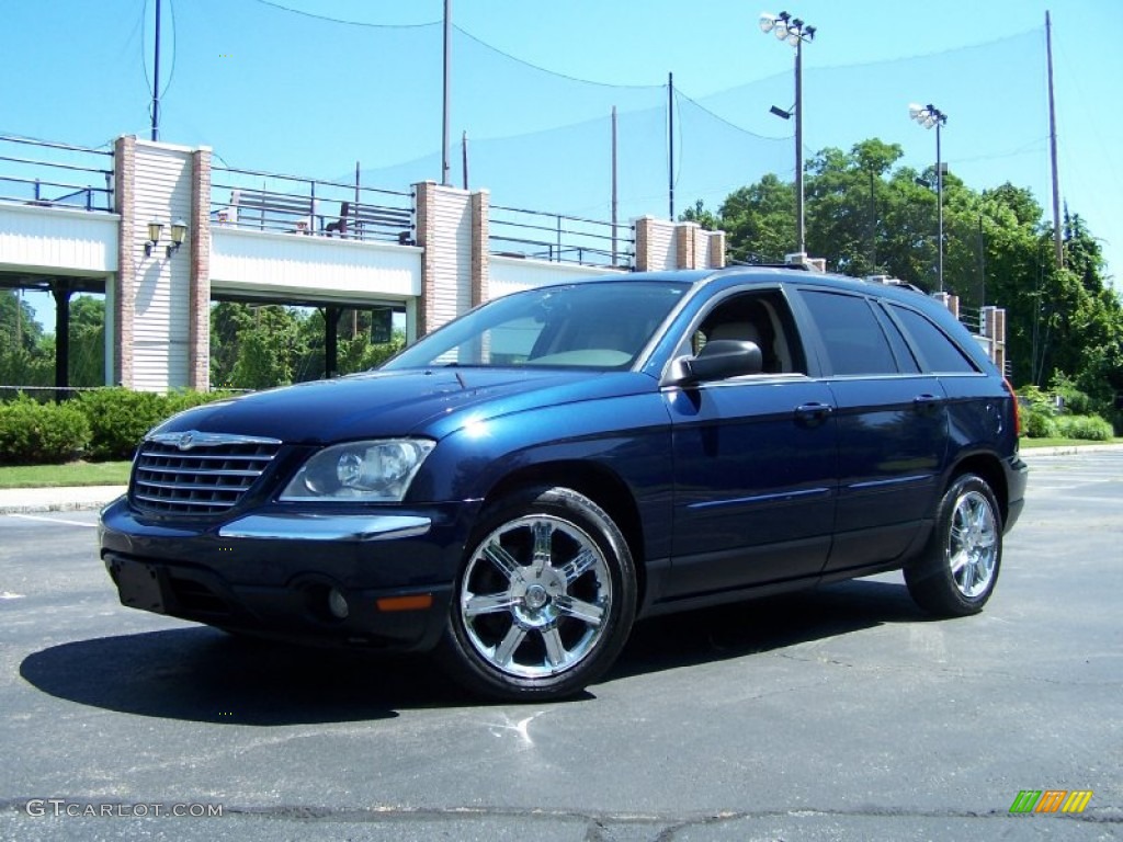 2005 Pacifica Touring AWD - Midnight Blue Pearl / Light Taupe photo #1