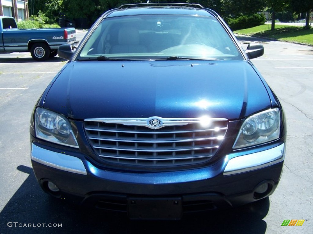 2005 Pacifica Touring AWD - Midnight Blue Pearl / Light Taupe photo #2