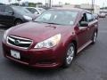 2010 Ruby Red Pearl Subaru Legacy 2.5i Sedan  photo #1