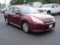 2010 Ruby Red Pearl Subaru Legacy 2.5i Sedan  photo #3