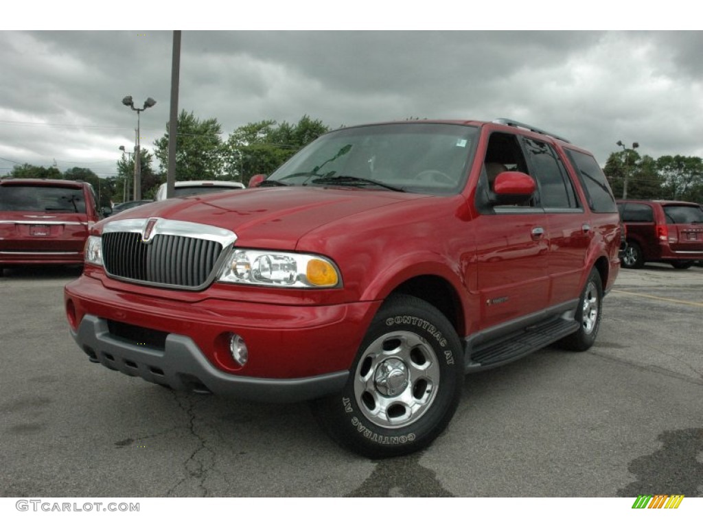 2000 Laser Red Tinted Metallic Lincoln Navigator 4x4 51189351 Photo 3