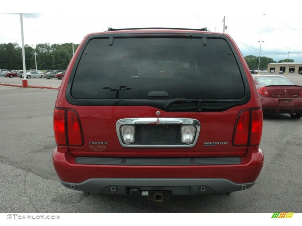2000 Navigator 4x4 - Laser Red Tinted Metallic / Medium Parchment photo #5