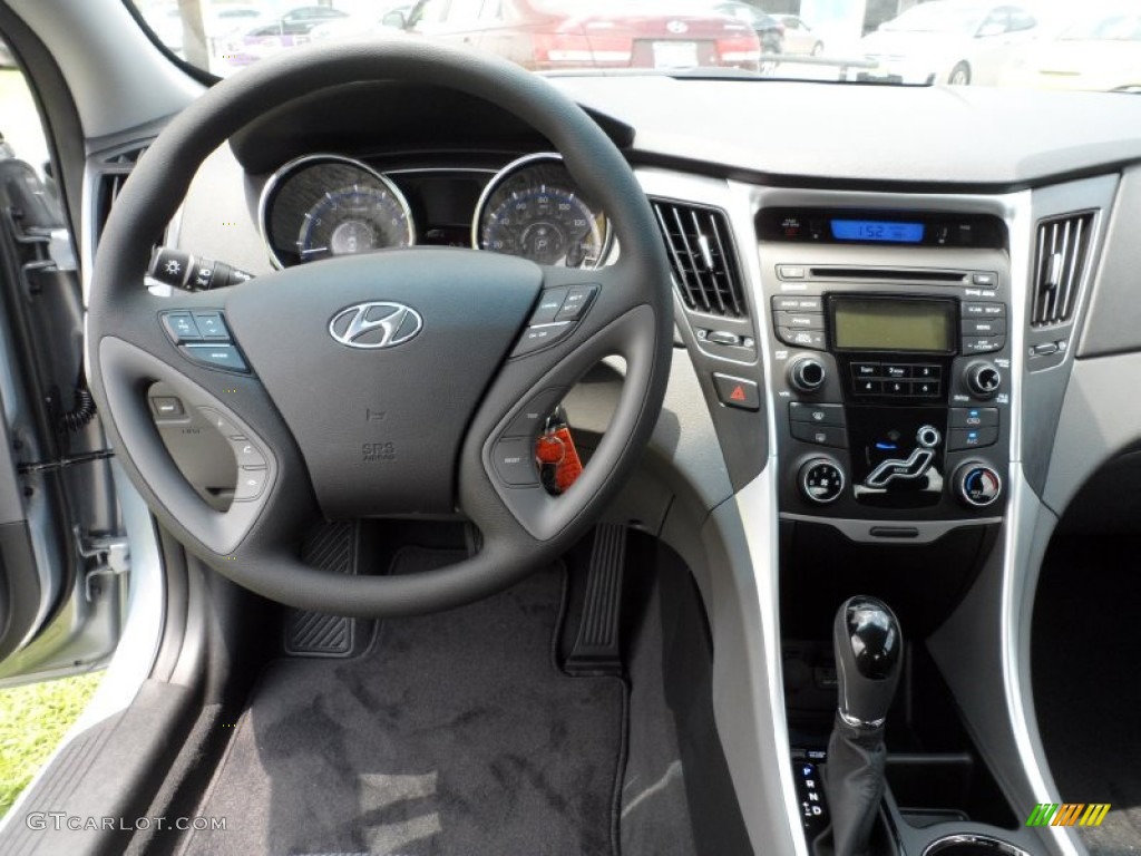 2012 Sonata GLS - Iridescent Silver Blue Pearl / Gray photo #26